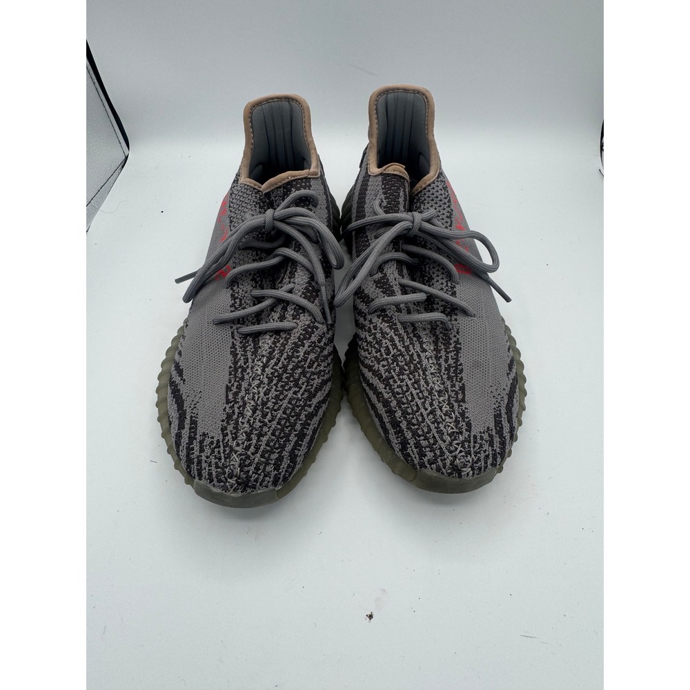 Adidas Yeezy Boost 350 V2 Beluga 2.0 Grey Orange AH2203 Mens Size 12.5